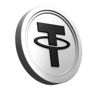 Grafik af Tether USDT-mønt i platformens informationssektion